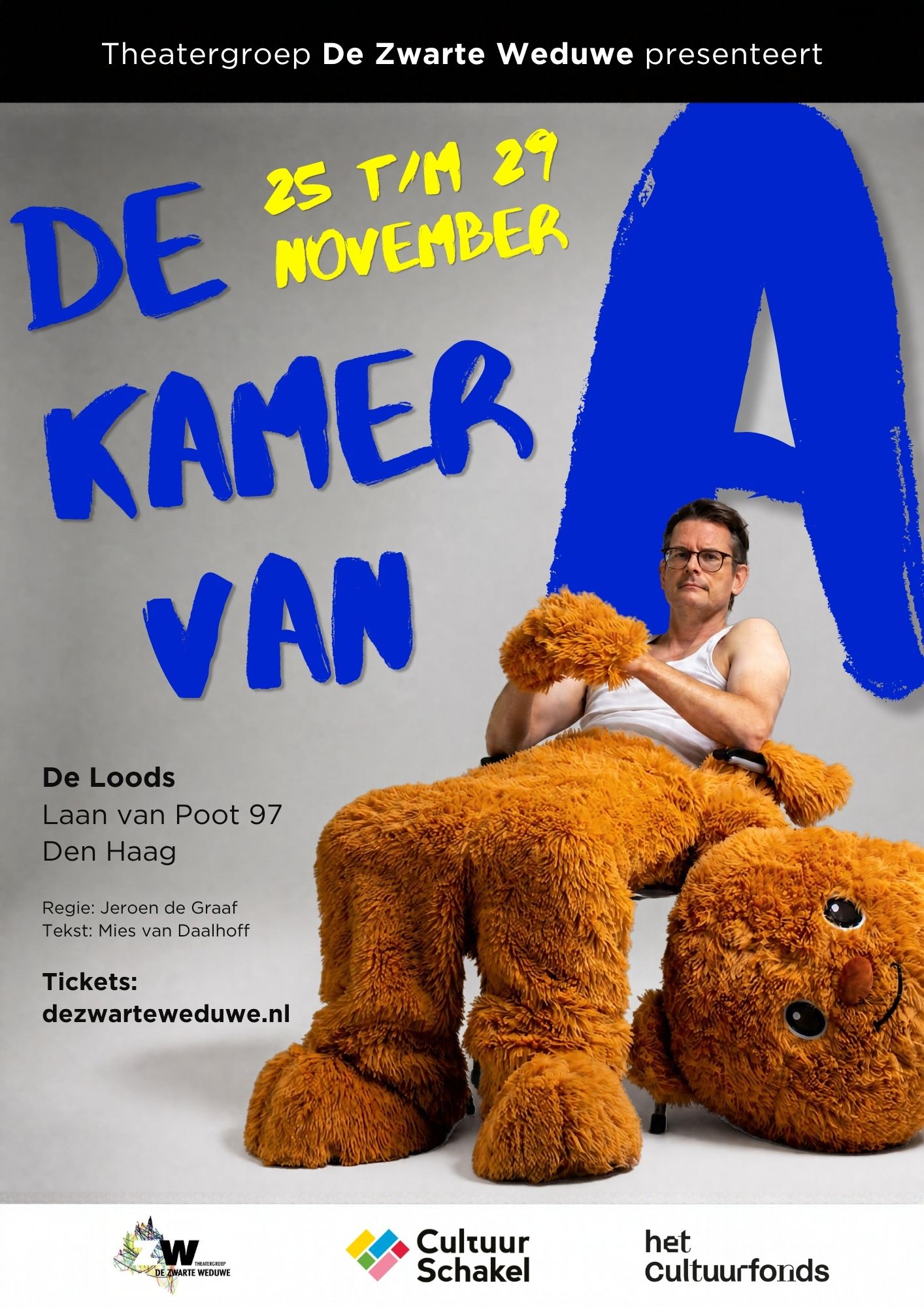 DE KAMER VAN A - flyer